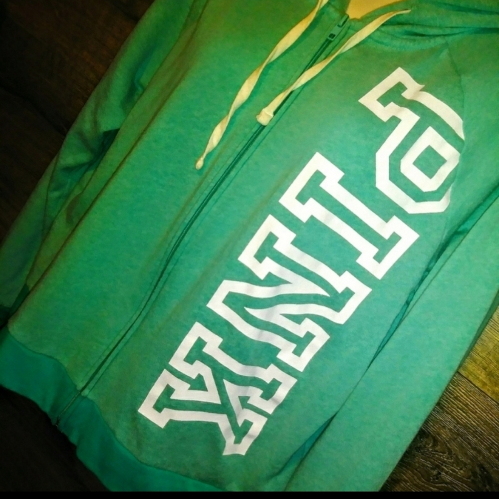 PINK by Victoria's Secret Zip Up Hoodie Size Large - Picture 5 of 9